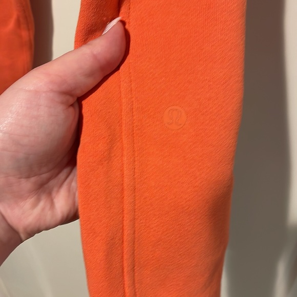 Lululemon Scuba High Rise Jogger Fleece Warm Coral Size 6 - Picture 4 of 5